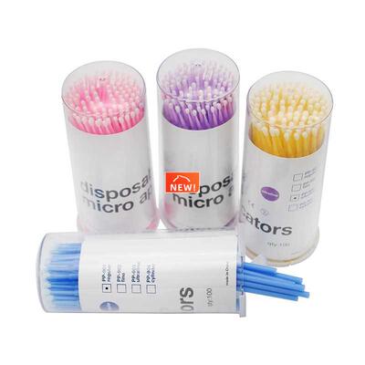 100 pcs Disposable Micro Brush Mascara Wands MicroBrush