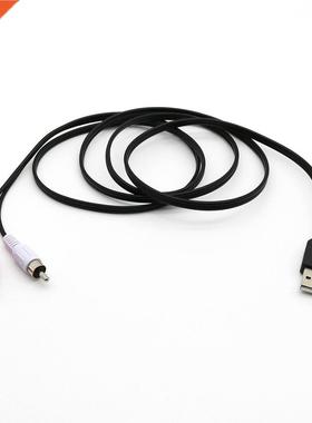 Portable USB a Male to 2X RCA Phono Male AV Cable TV Aux Aud