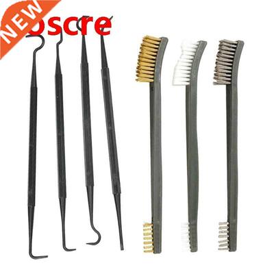 7pcs  Brushes 4 Needles Hooks Tactical Rifle Pistol Cleaner