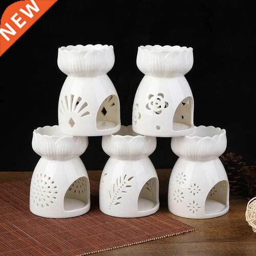 1pc Ceramic Candle Holder Oil Incense Burner Essential Arom