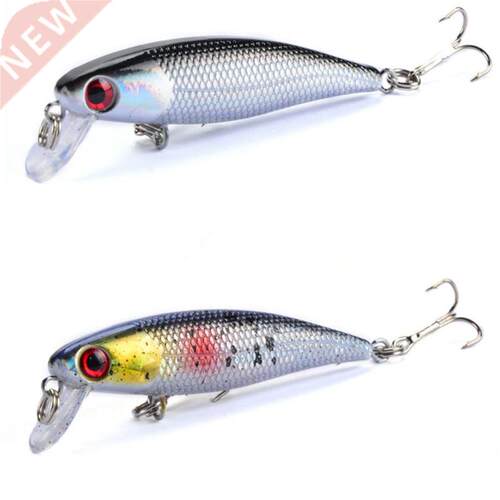 1PCS 6.5cm/4.5g Fishing Lure Quality Minnow Lure 3D Eyes Pla