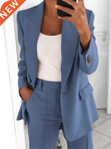Lapel Slim Cardigan Temperament Suit Sports Coat Fem