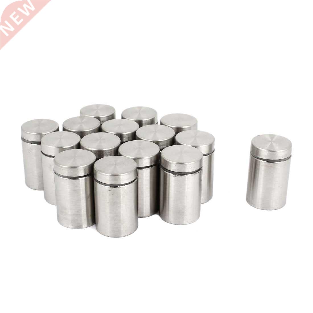 15 Pcs 19mm x 0mm Wall Mount Hardware Glass Standoff Nail S
