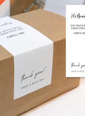 20-50pcs This Package Nice To Meet You Too Sticker Seal Labe