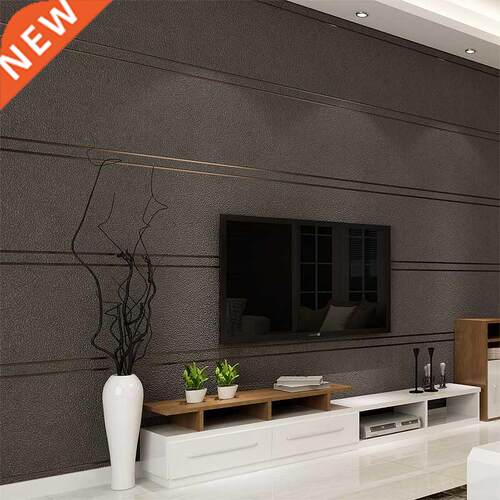 Modern Simple Suede Marble Stripes Wallpaper For Walls Roll