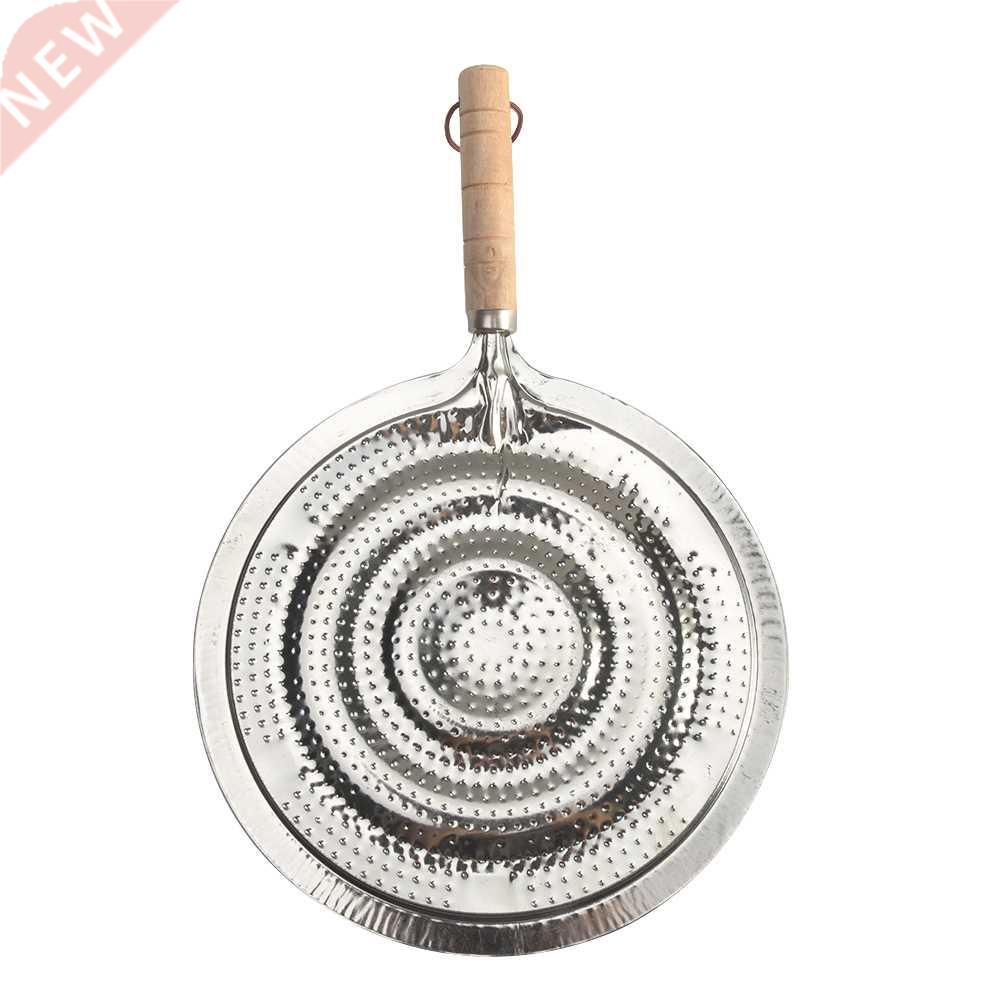 Stove Pan Heat Diffuser Kitchen Utensils Wooden Handle Cook