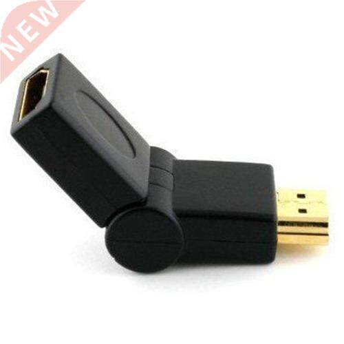 HDMI Right Angle Male To Female 90-180 Degree Adapter Cable