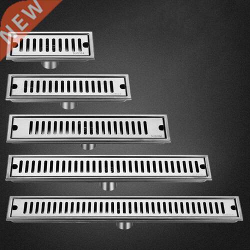 1 Set Stainless Steel Floor Drain Bathroom Shower Long Drain