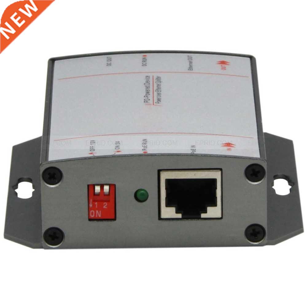 Power over Ethernet PoE Adapter Injector Splitter DC 5V 12V