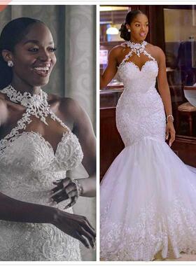 2022 Arabic Aso Ebi Vintage Lace Beaded Wedding Dresses Shee