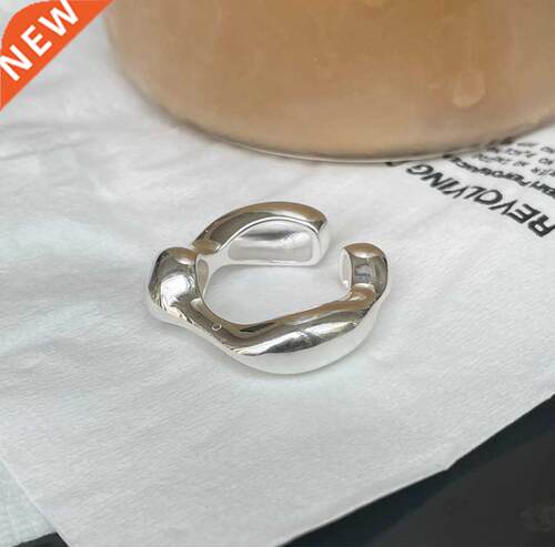 SHANICE New S925 Sterling Silver Open Ring Wide Open Rings F
