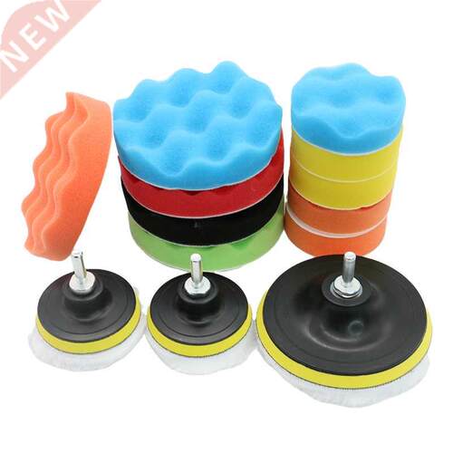Car Polishing Sponge Pads Kit Foam Pad Buffer Kit Headlight