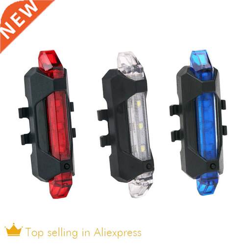 Bicycle Rear Tail Light LED USB Rechargeable or Battery Mo