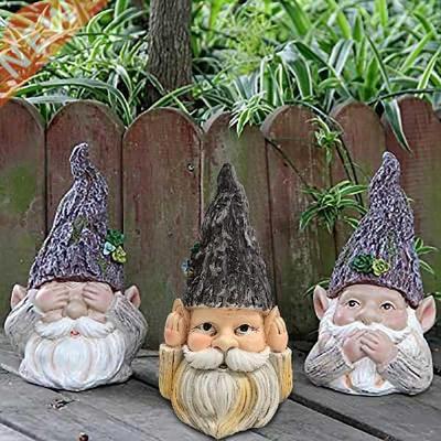 Garden Gnome Statue Can’t Hear Evil See Evil Don&rsquo