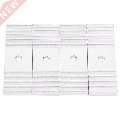 4Pcs Timing Belt Fixing Piece Clamp Aluminum Tooth for Repra