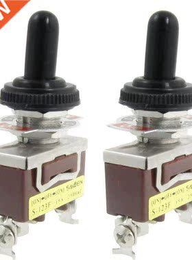 2X AC 250V 15A Momentary SPDT Toggle Switch With Waterproof