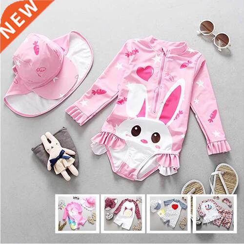 Girls Swimsuit New 2020 One Piece Girls Swimwear Unicorn Chi