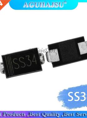 100pcs 1N5822 SMA SS34 smd do-214ac IN5822 Schottky diode ss