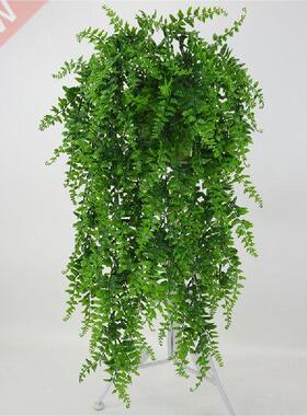 Artificial Plants Vines Boston Fern Bushes Fake Hanging