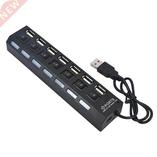 Switch for MacBook PC Notebook 4/7 Port USB HUB Multi USB 2.