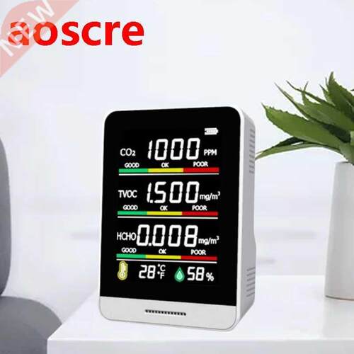 CO2 Detector TVOC HCHO Temperature Humidity Detecting Tool I