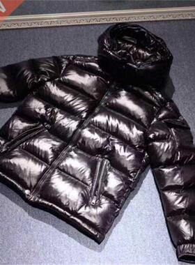 Men Fashion Winter Down Jackets Thick Fluffy Warm Hooded Zip