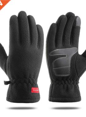 Men Women Wnter Polar Fleece Slca Gel Non Slp Touch Scre