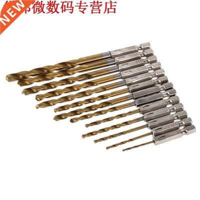 13pcs Snelheid Staal Twist Hand Boor Werken Tool Bit Voor Ho