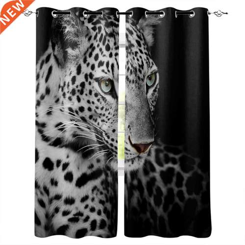 Leopard Africa Animal Window Curtains Home Decor Living