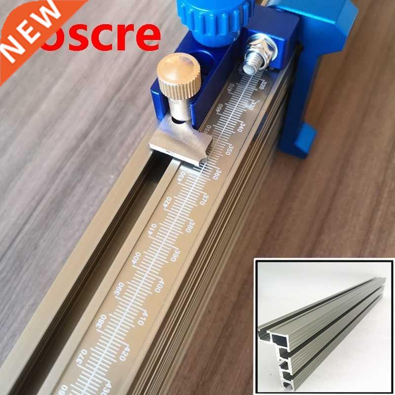 60/80cm Miter Track T-track W/scale ruler Sliding Brackets T