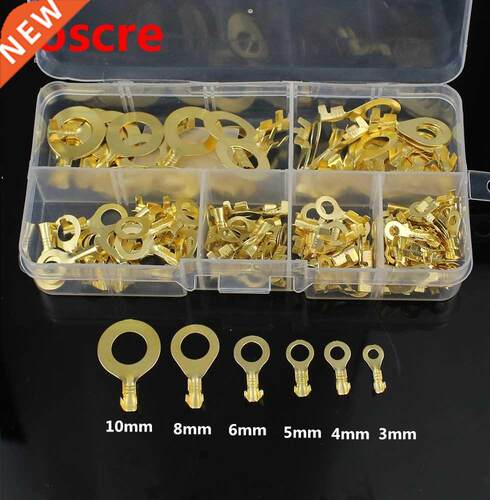 150pcs/set Round Terminal Block DJ431 O-type Lugs Terminals