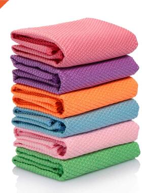 1PC 30 * 40CM Water Absorbable Glass Kitchen Cleaning Cloth