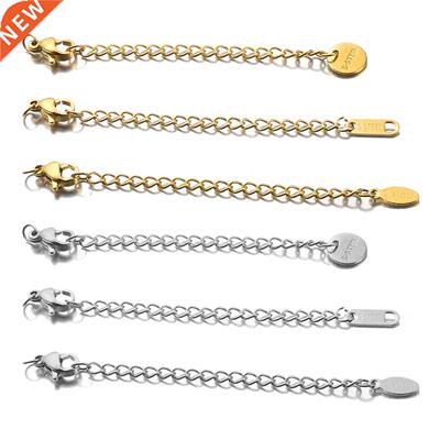 10pcs/lot Stainless Steel Extended Extension Tail Chain Lob
