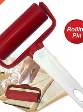 Handheld Pastry Pizza Roller Non Sticky Rolling Pin Kitchen