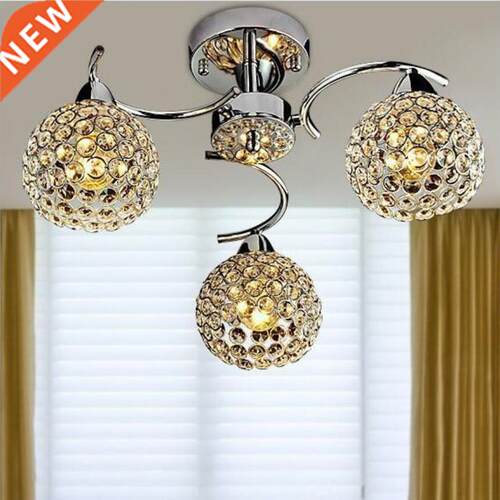 Modern three light sources crystal chandeliers led lamps liv
