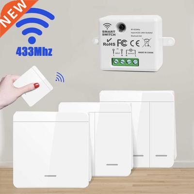 1/2/ Gang Wireless Wall Switch RF 4Mhz Interruptor Light