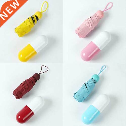 Mini Capsule Pocket Parasol Girl UV Proof Waterproof