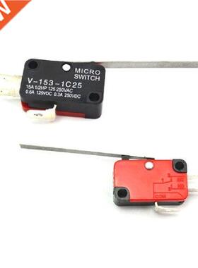 10PCS V-153-1C25 SPDT Limit Switch Long Straight Handle