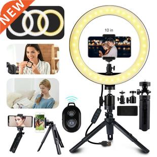10 Inch Selfie Ring Light With Tripod Stand Cell Phone Hold