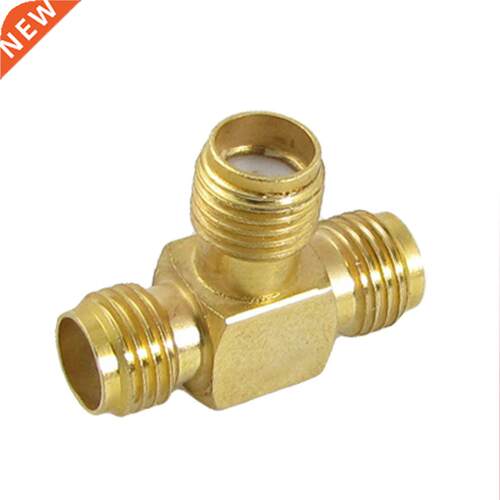 SMA Female to Two SMA Female Triple T RF Adapter 3 way Split