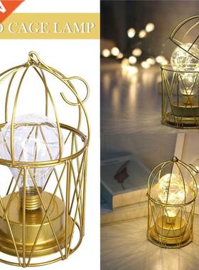 Nordic Iron Bird Cge Hnging Lmp LED Copper Wire Pendnt