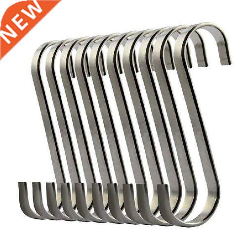 Quality Set of 10 S Stainless Steel Suspension Hooks for