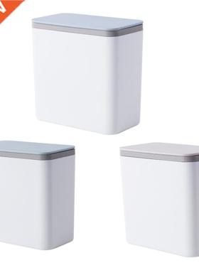 Small Garbage Can Little Tiny Waste Basket Compact Covered C