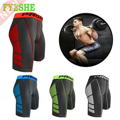 Running Shorts Men Compression Shorts Quick Dry Fitness Gym