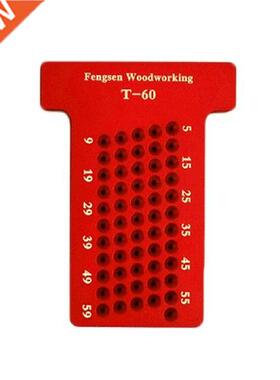 T60 Woodworking Scriber T-type Ruler Hole Scribing Gauge