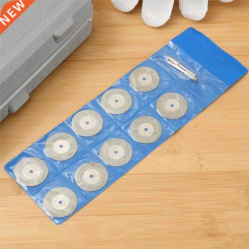 10pcs/set 30mm Diamond Cutting Discs +2 Arbor Shaft CutOff