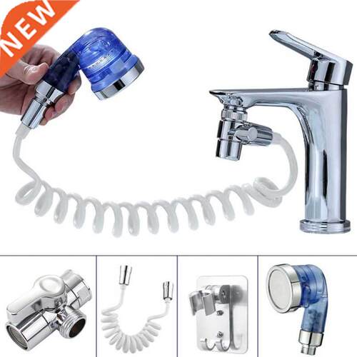 Detachable Sink Shower Extension Head Set Adjustable Quick C