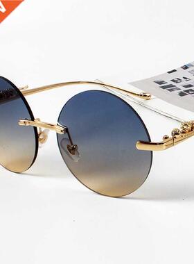 Unique Luxury Brand Leopard Leg Sunglasses For Men New Vinta