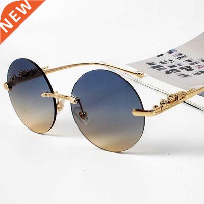 Unique Luxury Brand Leopard Leg Sunglasses For Men New Vinta