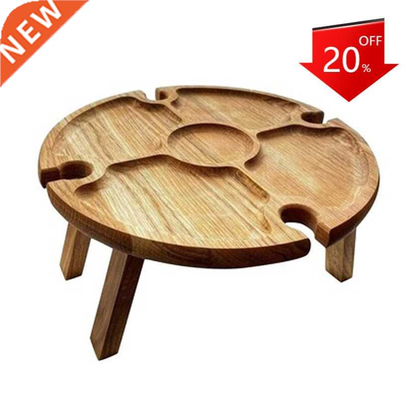 Original Wooden Outdoor Tables Folding Picnic-table With Gla